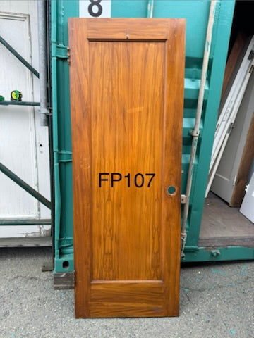 Vintage Single Panel Interior Faux Painted Doors