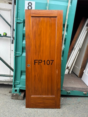 Vintage Single Panel Interior Faux Painted Doors