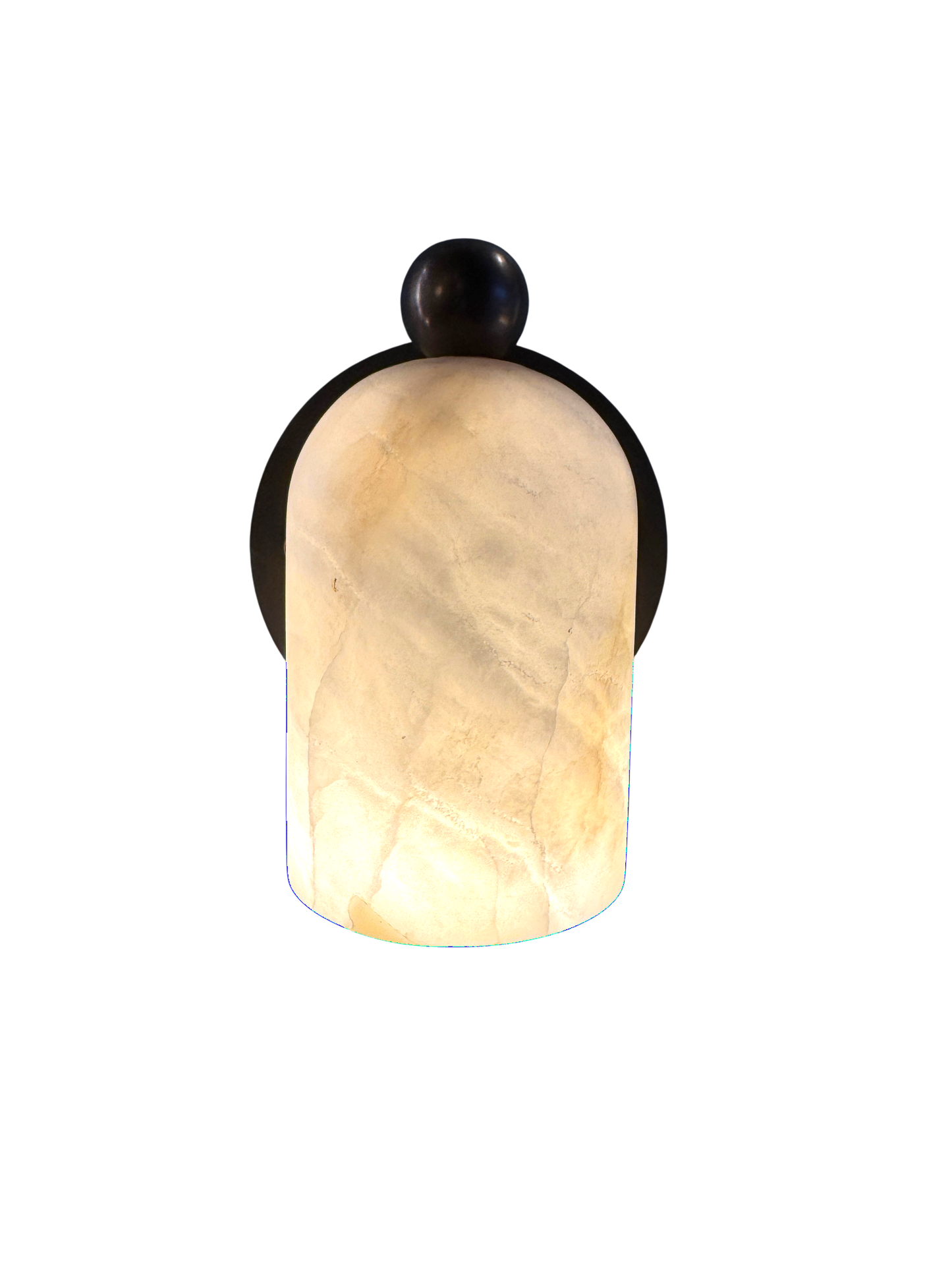 Brass & Alabaster Sconce