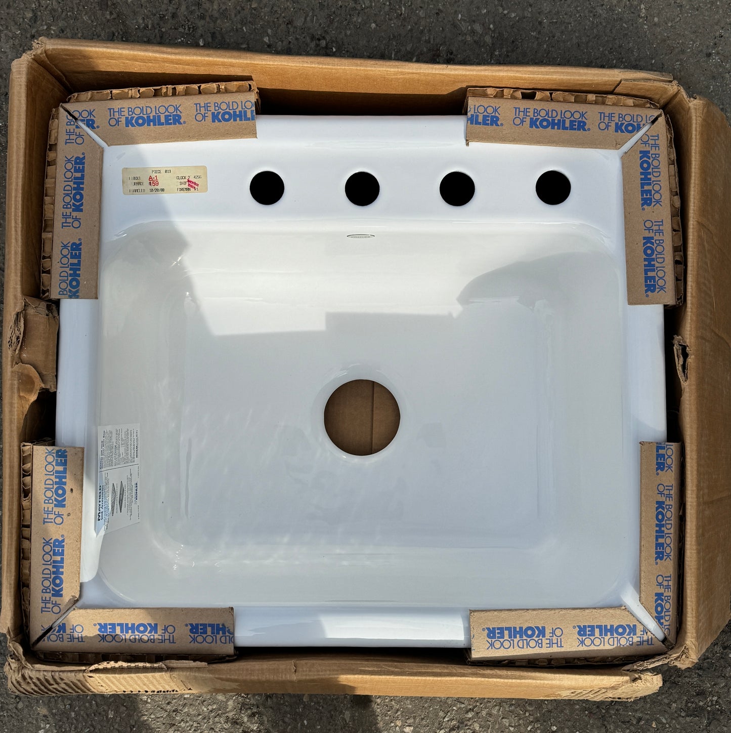 Kohler Mayfield 25" Top-Mount Enameled Cast-Iron Kitchen Sink