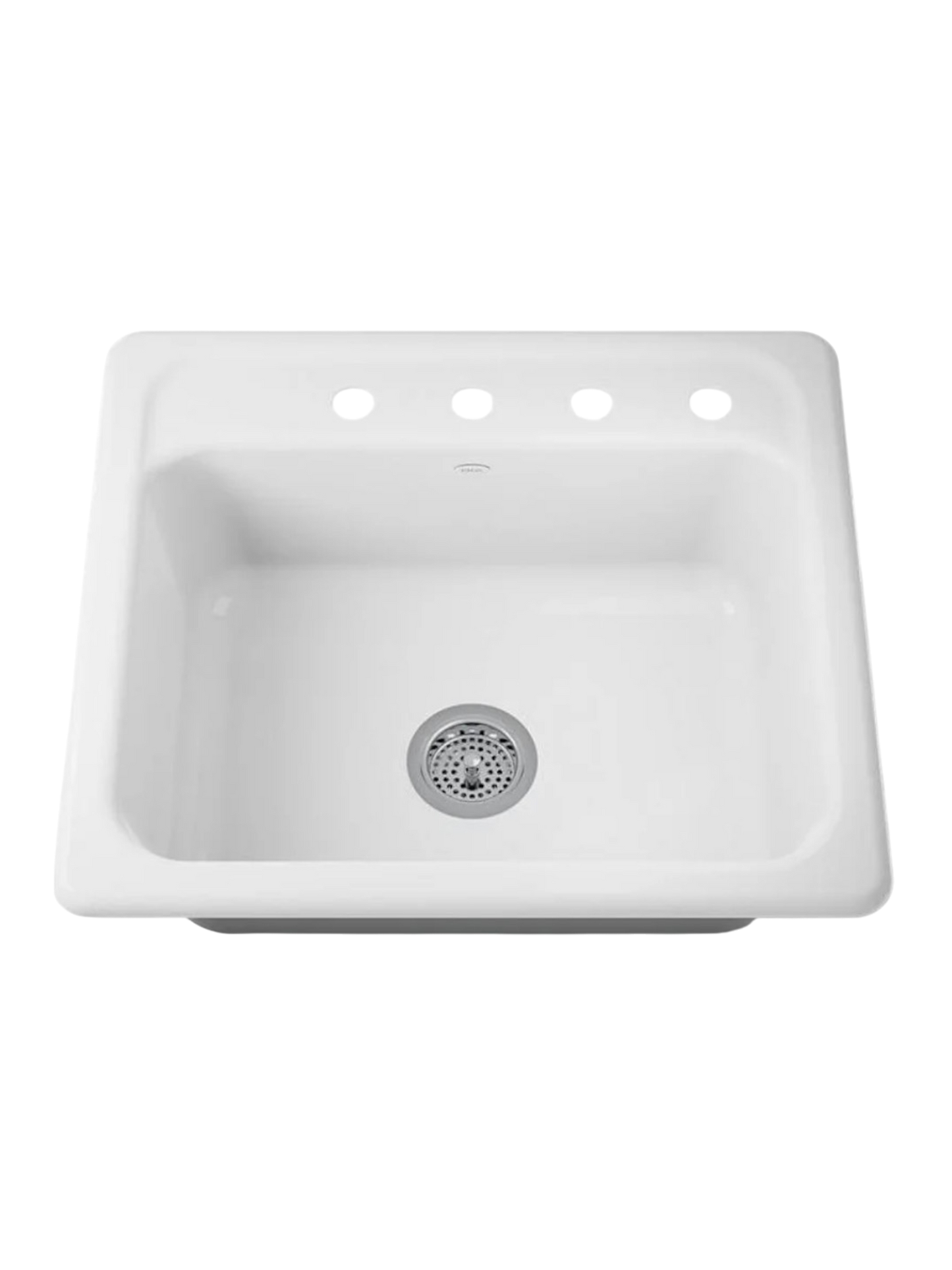 Kohler Mayfield 25" Top-Mount Enameled Cast-Iron Kitchen Sink