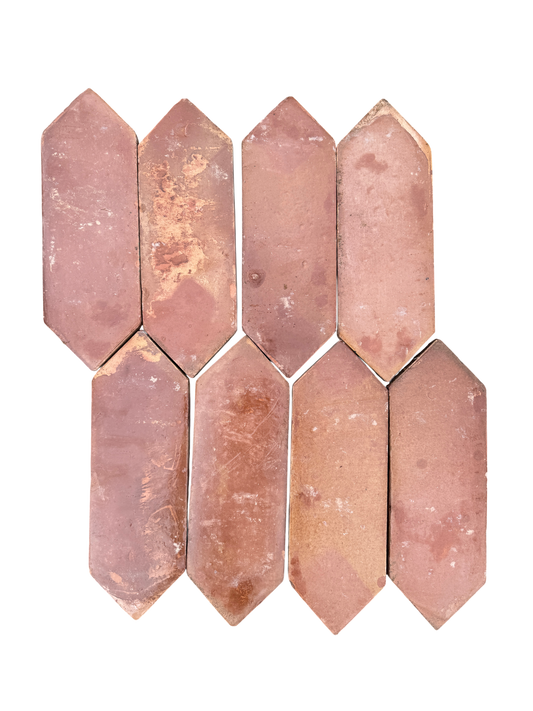 Handmade Mexican Terracotta Picket Tile