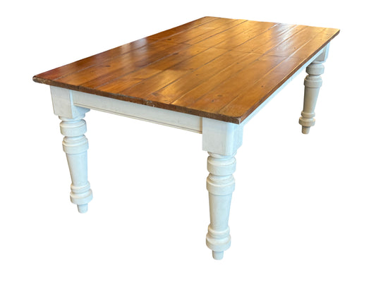 Solid Wood Farmhouse Dining Table