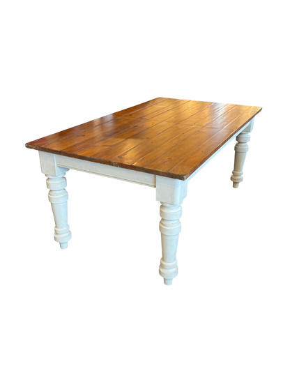 Solid Wood Farmhouse Dining Table