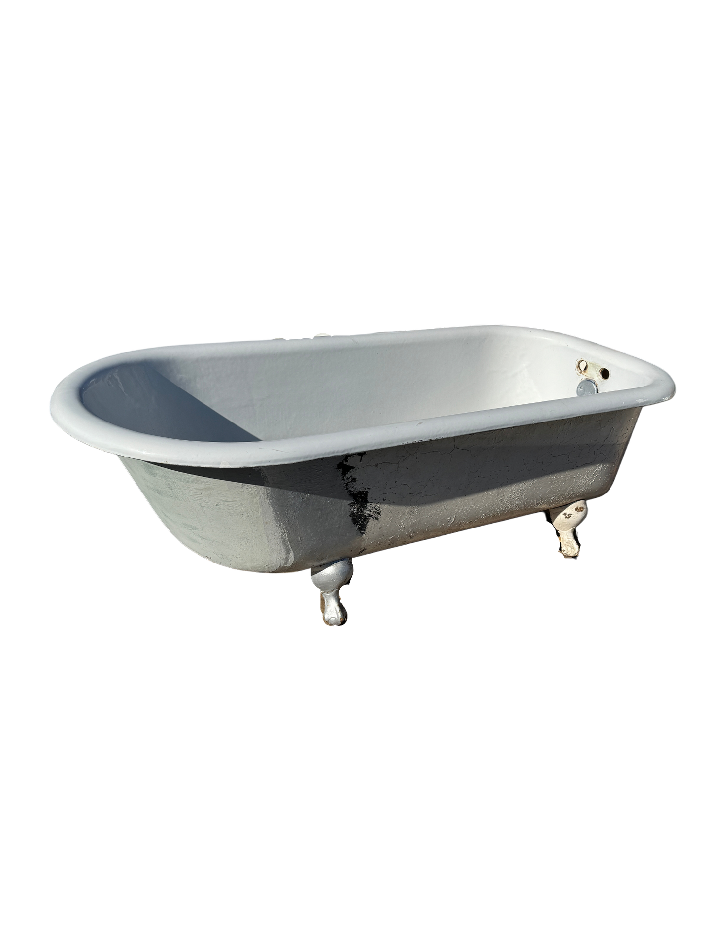 Vintage Cast Iron Clawfoot Bathtub