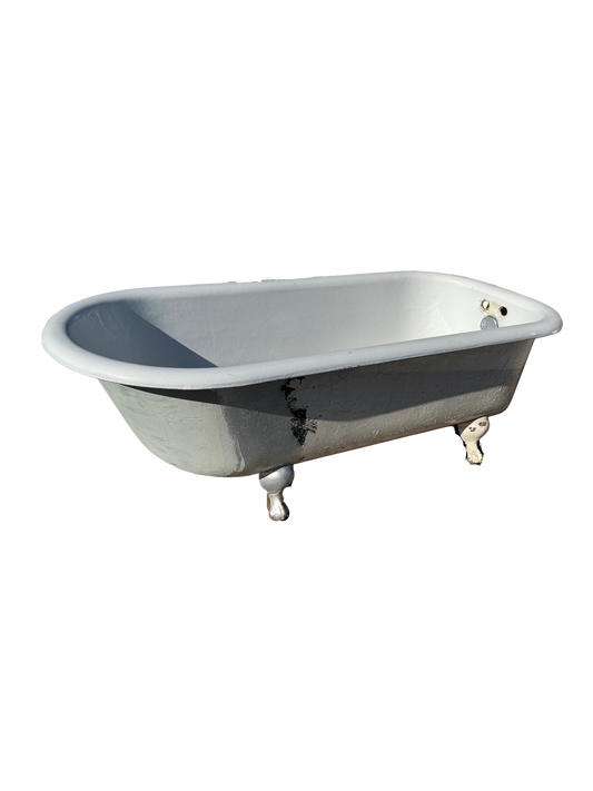 Vintage Cast Iron Clawfoot Bathtub