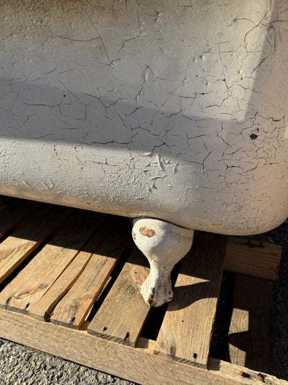Vintage Cast Iron Clawfoot Bathtub