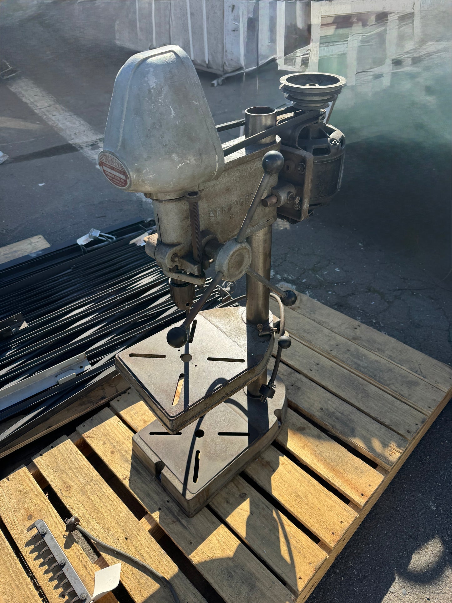 Vintage Sprunger Drill Press