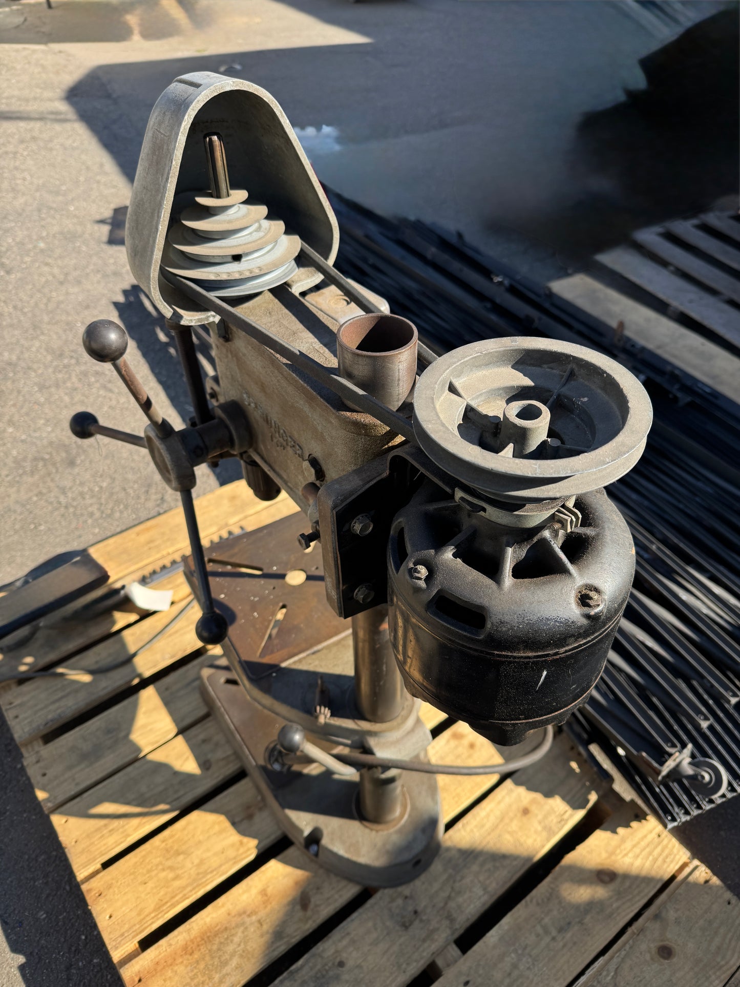 Vintage Sprunger Drill Press