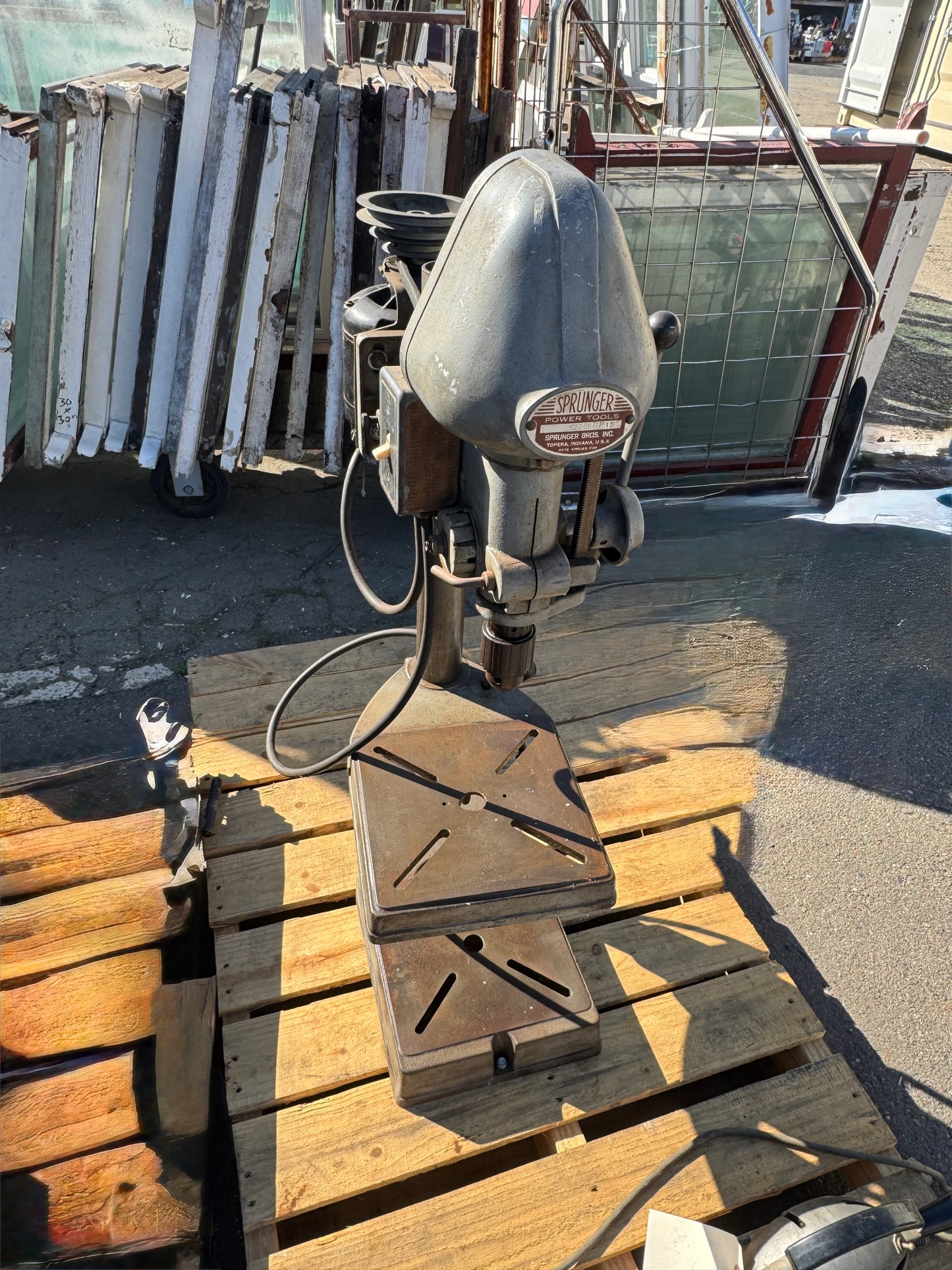 Vintage Sprunger Drill Press