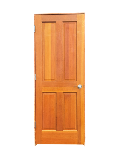 Matching Interior Douglas Fir Raised 4-Panel Doors