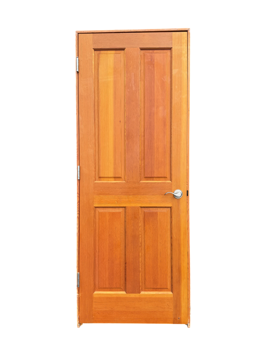 Matching Interior Douglas Fir Raised 4-Panel Doors