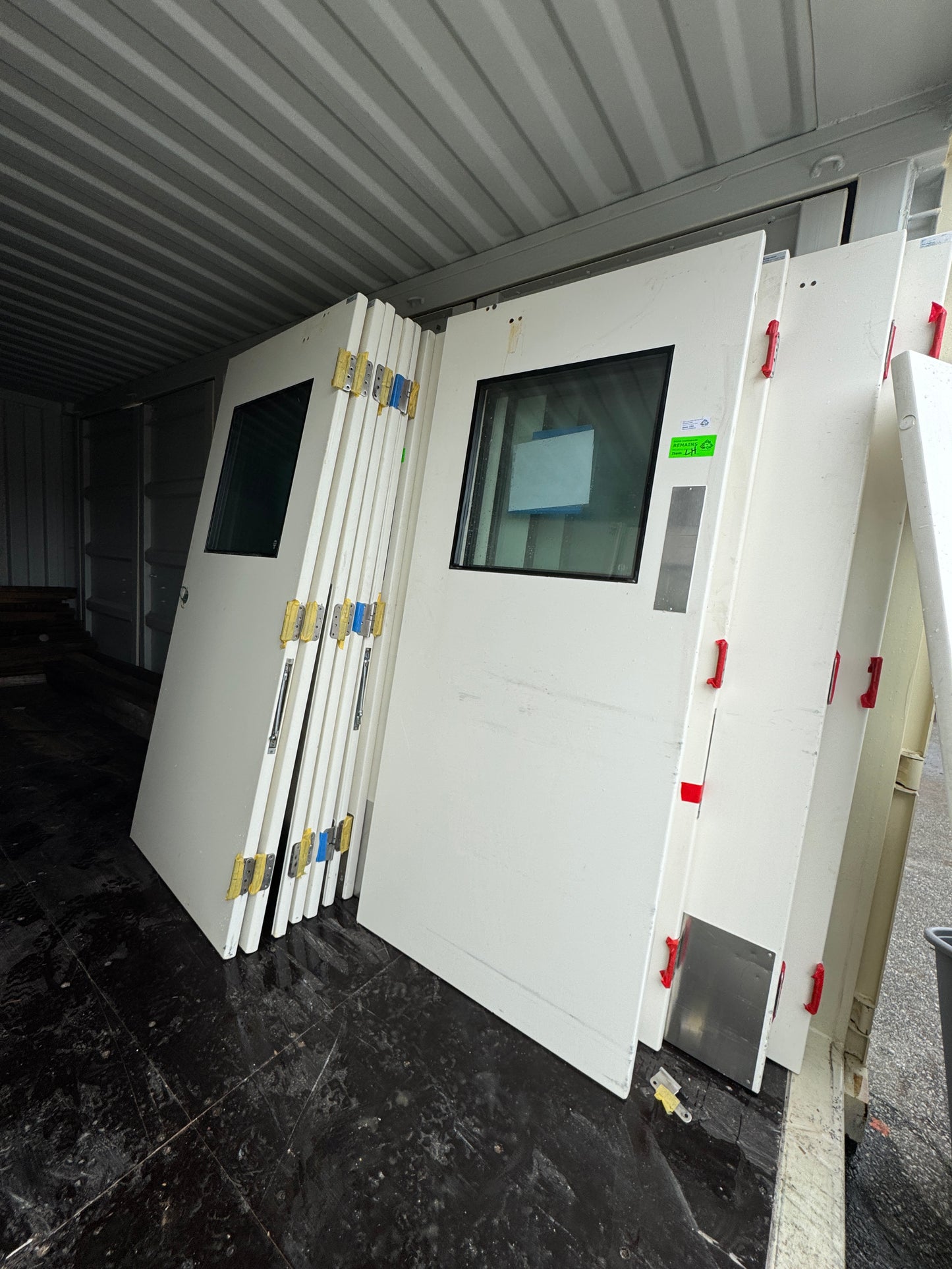 Reclaimed Fiberglass Lab Doors