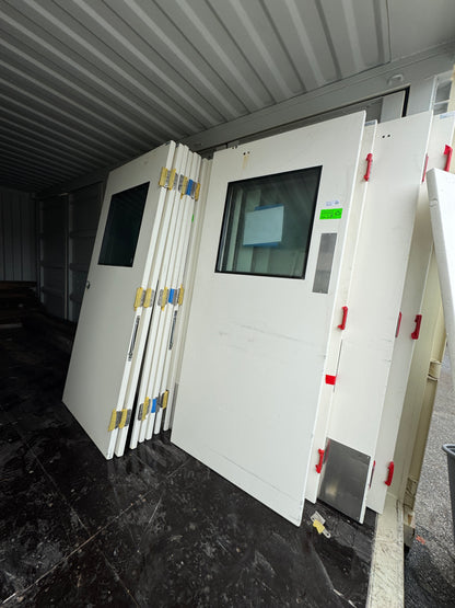 Reclaimed Fiberglass Lab Doors