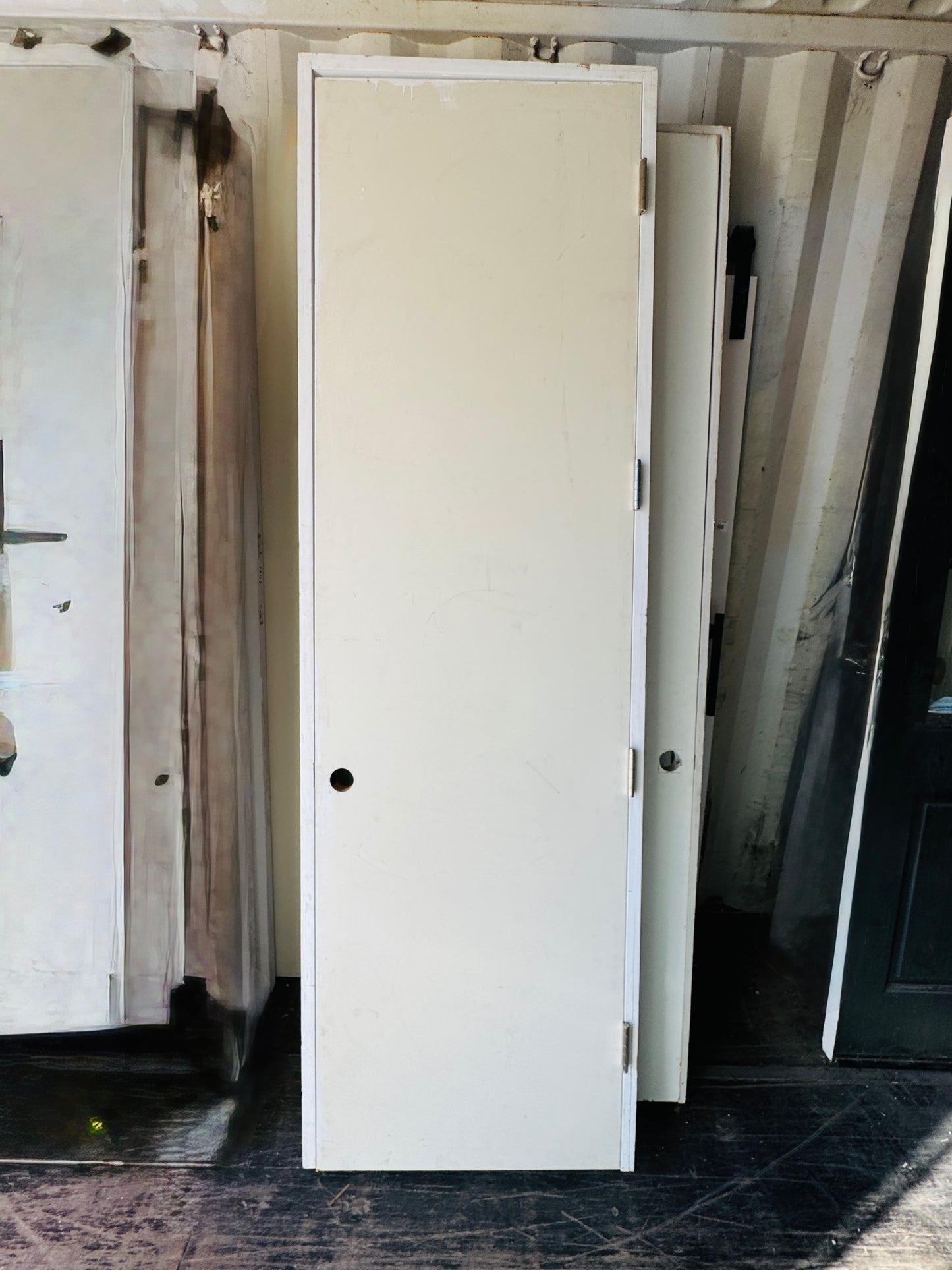 Tall Interior Flat Panel Doors In Jambs