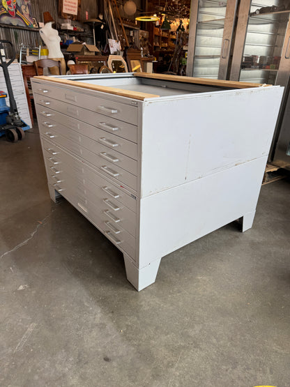 Mayline 10-Drawer Steel Flat File for 34" x 42" Documents