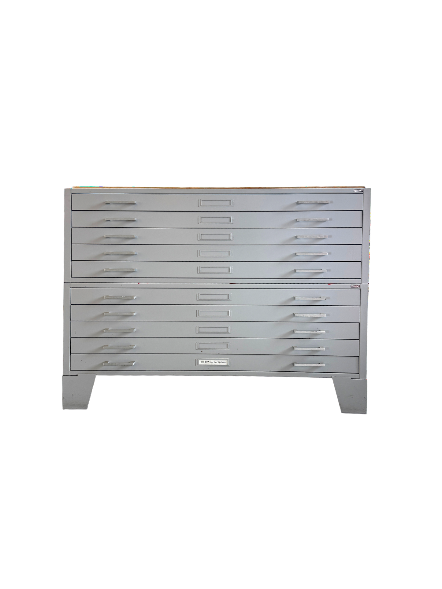 Mayline 10-Drawer Steel Flat File for 34" x 42" Documents