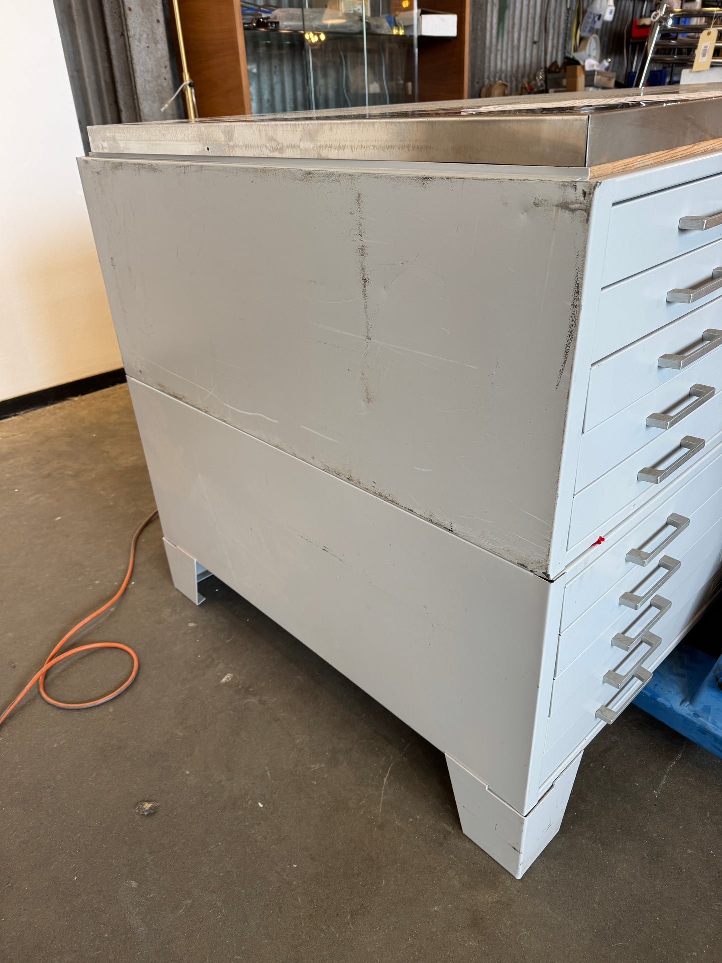 Mayline 10-Drawer Steel Flat File for 34" x 42" Documents