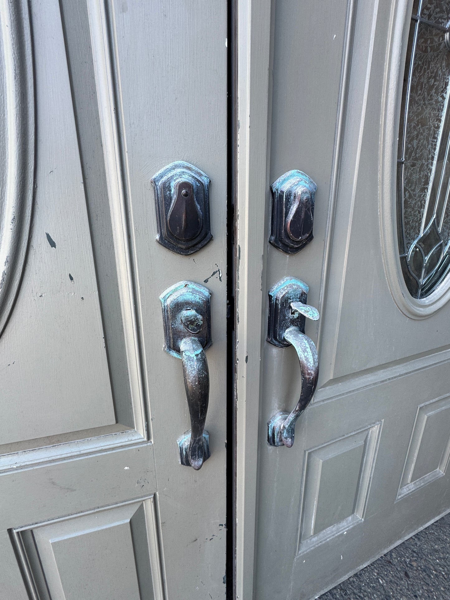 Exterior Entry Door Set With Sidelites
