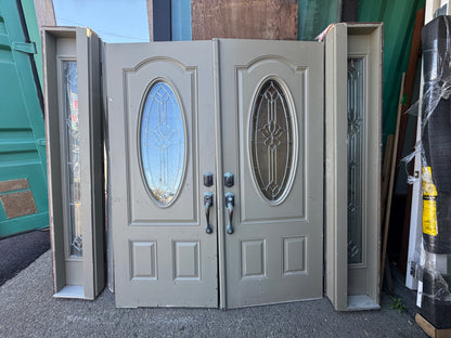 Exterior Entry Door Set With Sidelites
