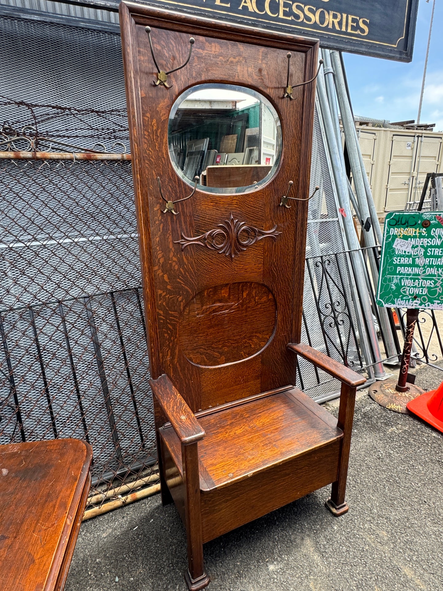 Antique Victorian Hall Tree