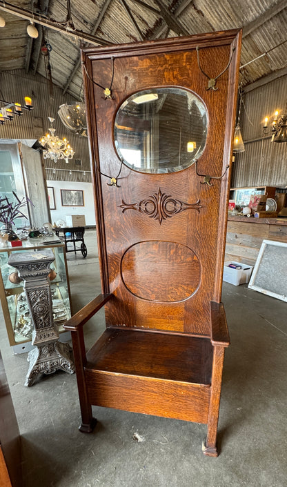 Antique Victorian Hall Tree