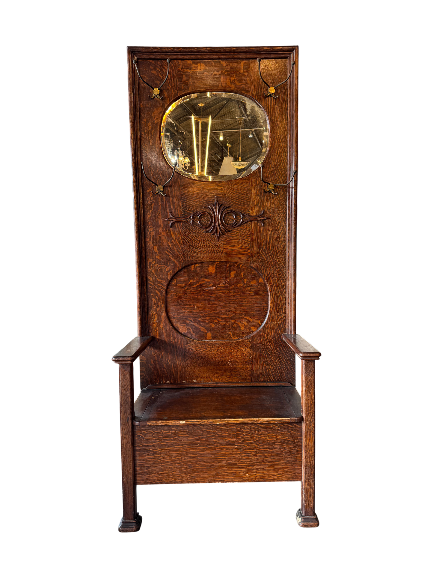 Antique Victorian Hall Tree