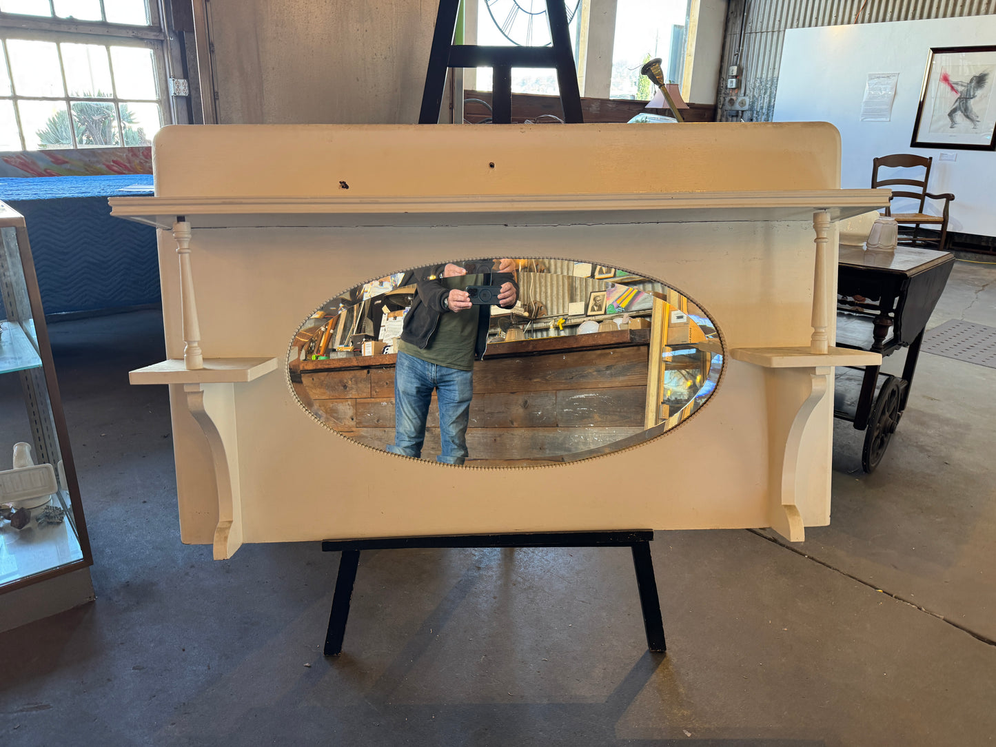 Vintage Victorian Overmantle