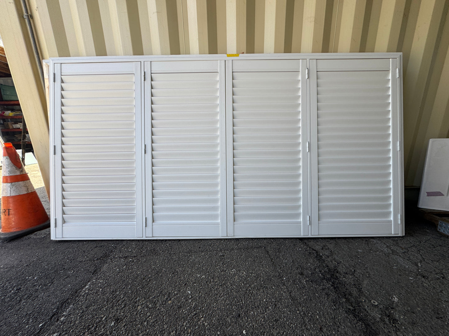 Large Vinyl Plantation Shutters
