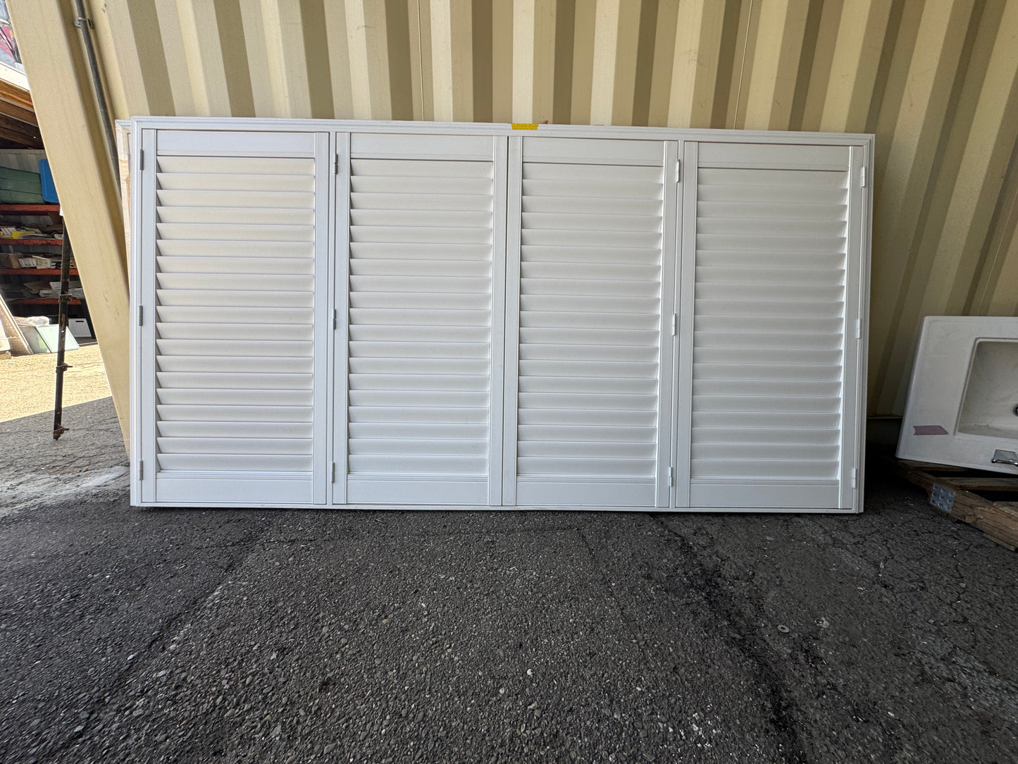 Large Vinyl Plantation Shutters