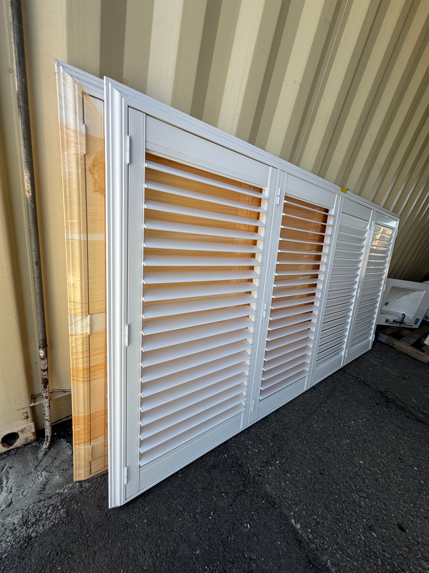 Large Vinyl Plantation Shutters