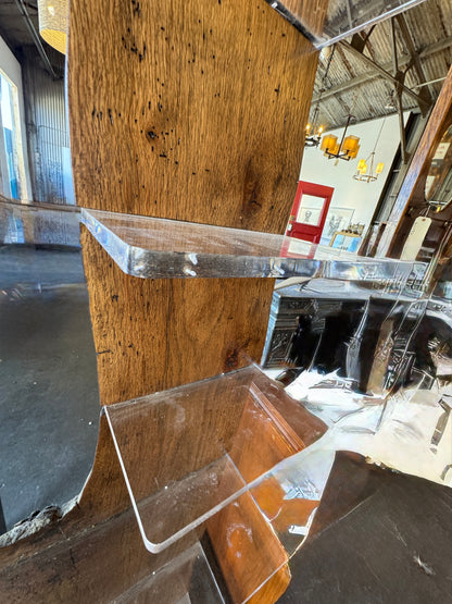 Live Edge Retail Display Shelf