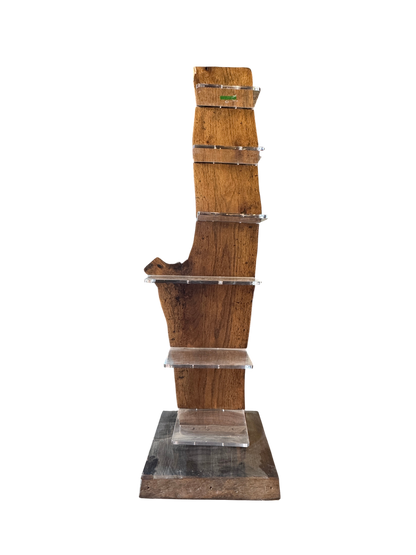 Live Edge Retail Display Shelf