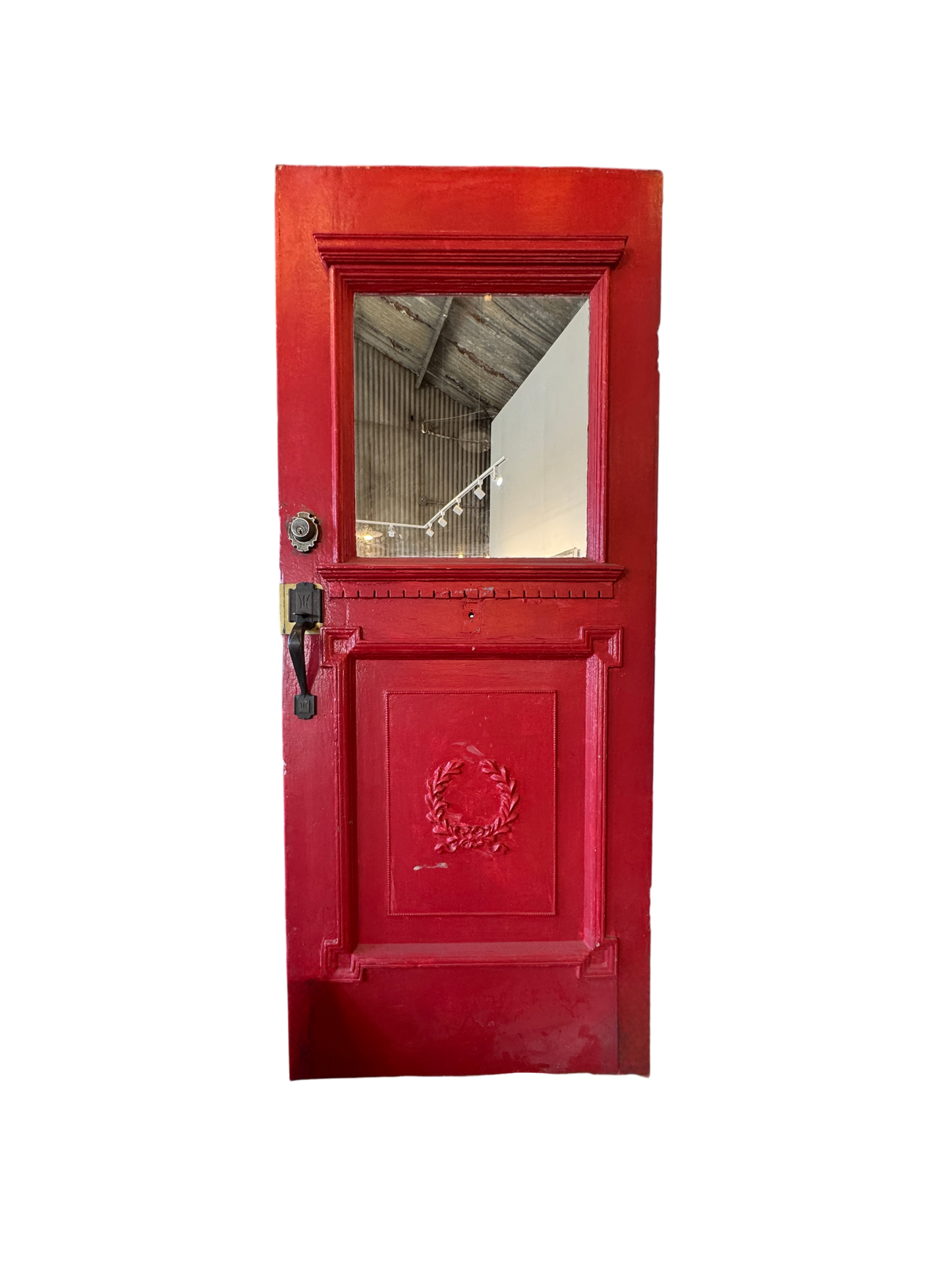Victorian Entry Door With Half Glass