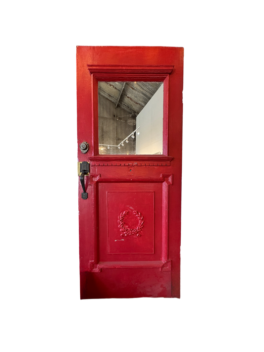 Victorian Entry Door With Half Glass