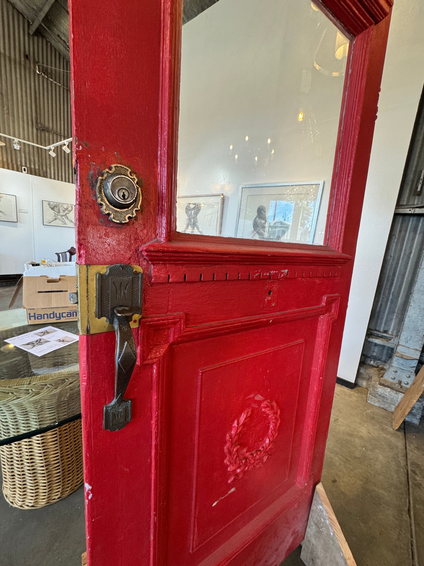 Victorian Entry Door With Half Glass
