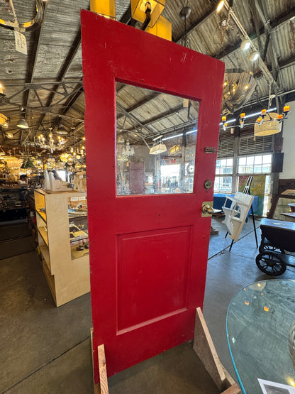 Victorian Entry Door With Half Glass