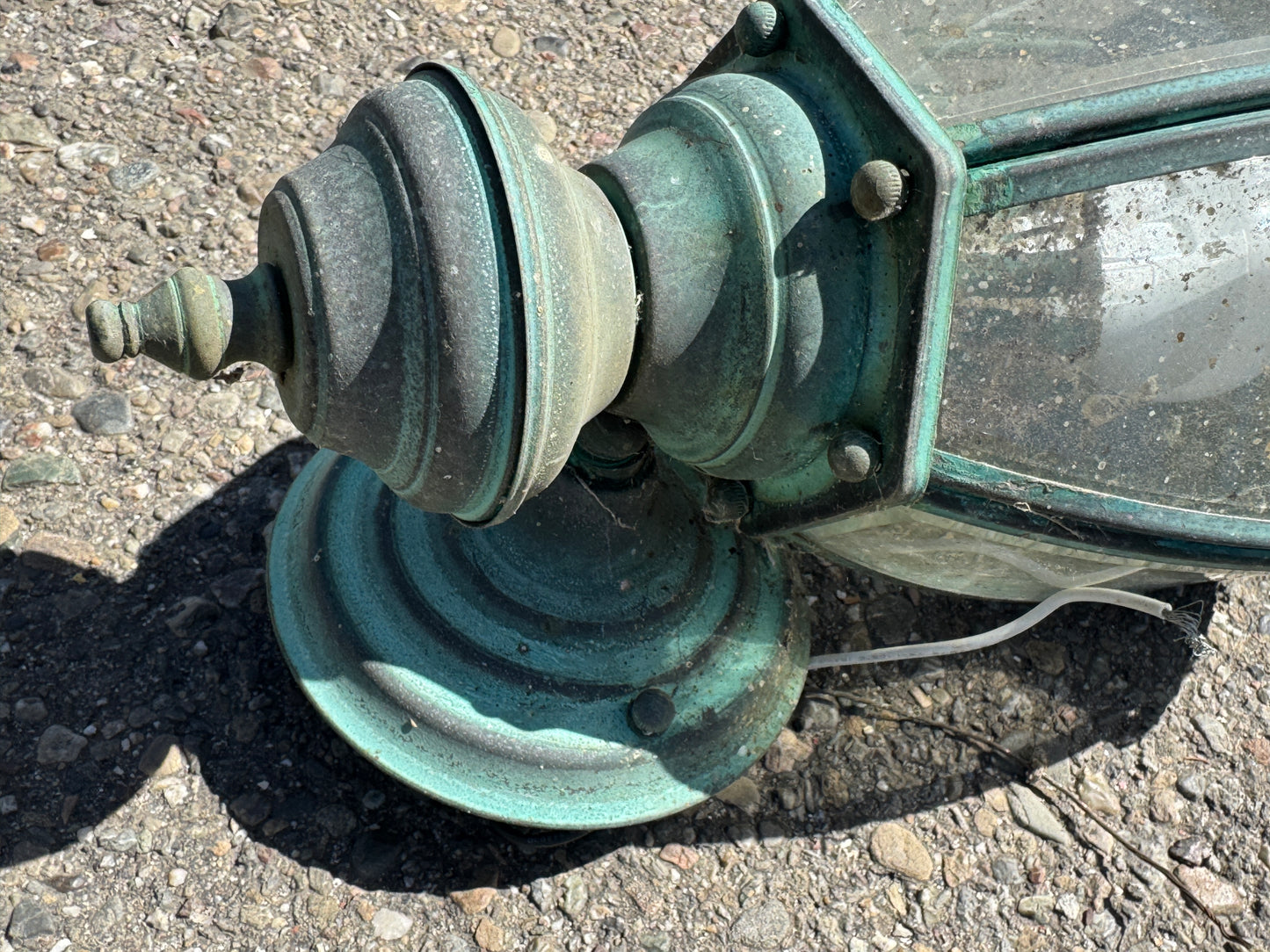 Reclaimed Vintage Exterior Brass Sconces
