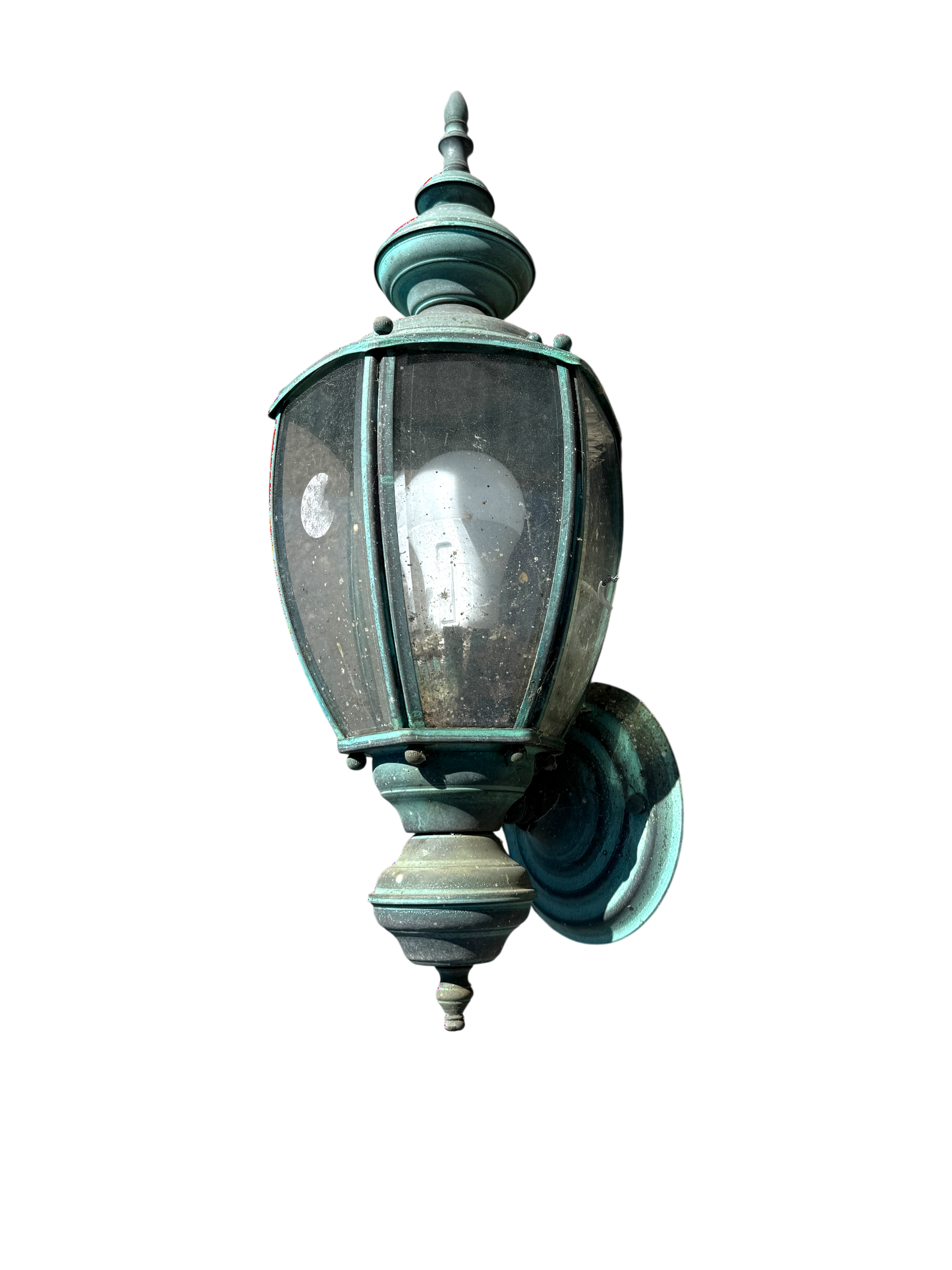 Reclaimed Vintage Exterior Brass Sconces