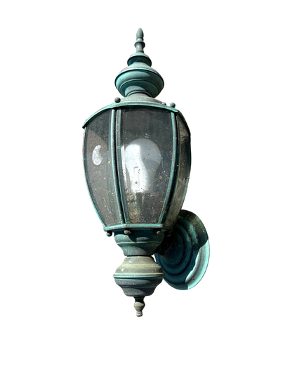 Reclaimed Vintage Exterior Brass Sconces