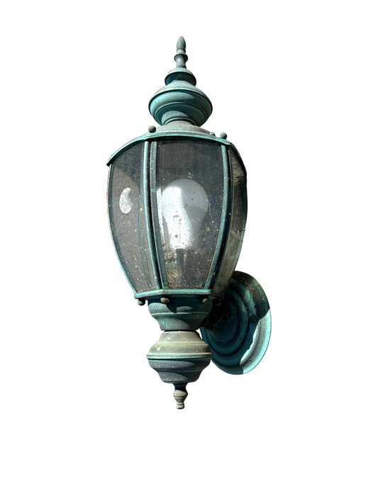 Reclaimed Vintage Exterior Brass Sconces