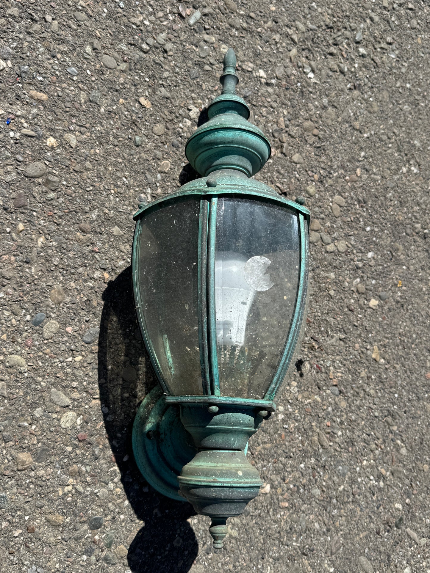 Reclaimed Vintage Exterior Brass Sconces