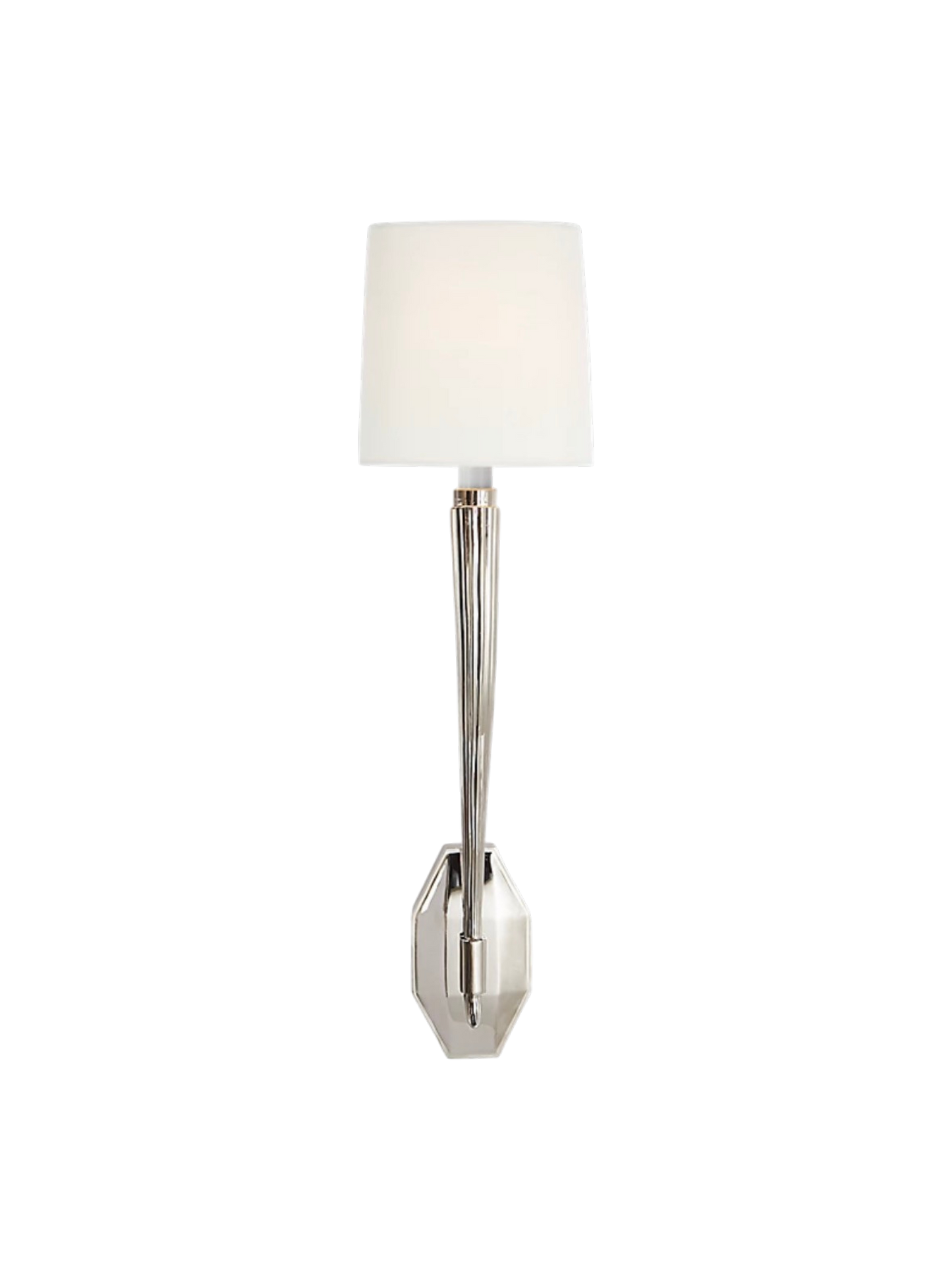 New Visual Comfort Ruhlman Single Sconce In Polished Nickel