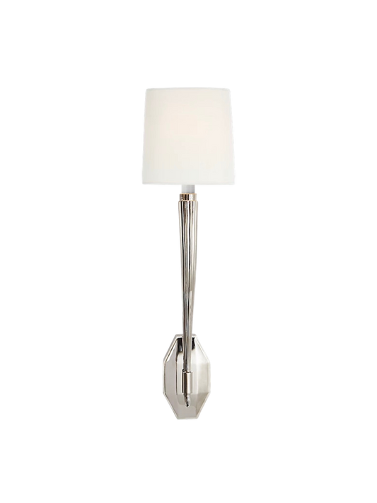 New Visual Comfort Ruhlman Single Sconce In Polished Nickel