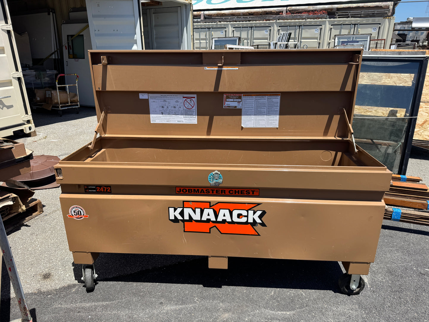 Knaak Jobox 2472 Job Site Tool Box On Wheels