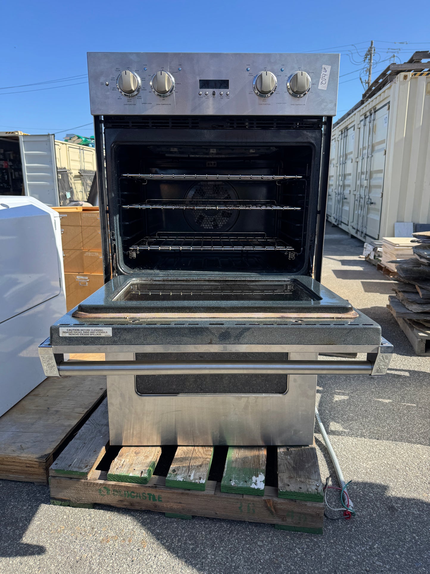 Viking Professional Double Electric Oven Stainless Steel