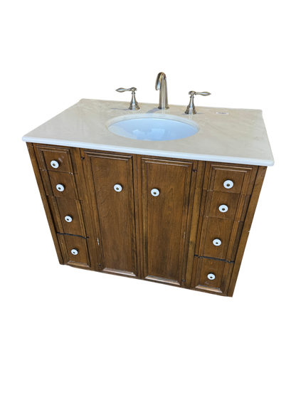 Complete Wood Bathroom Vanity