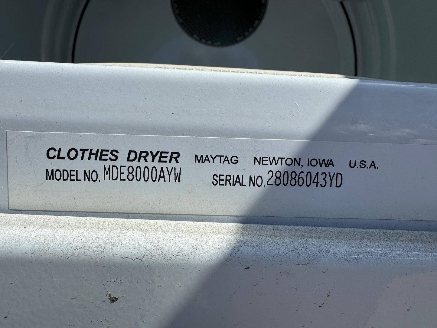 Maytag Electric Dryer (Kat)