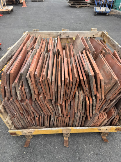 Reclaimed Handmade Terracotta Clay Flat Roof Tiles Shingles