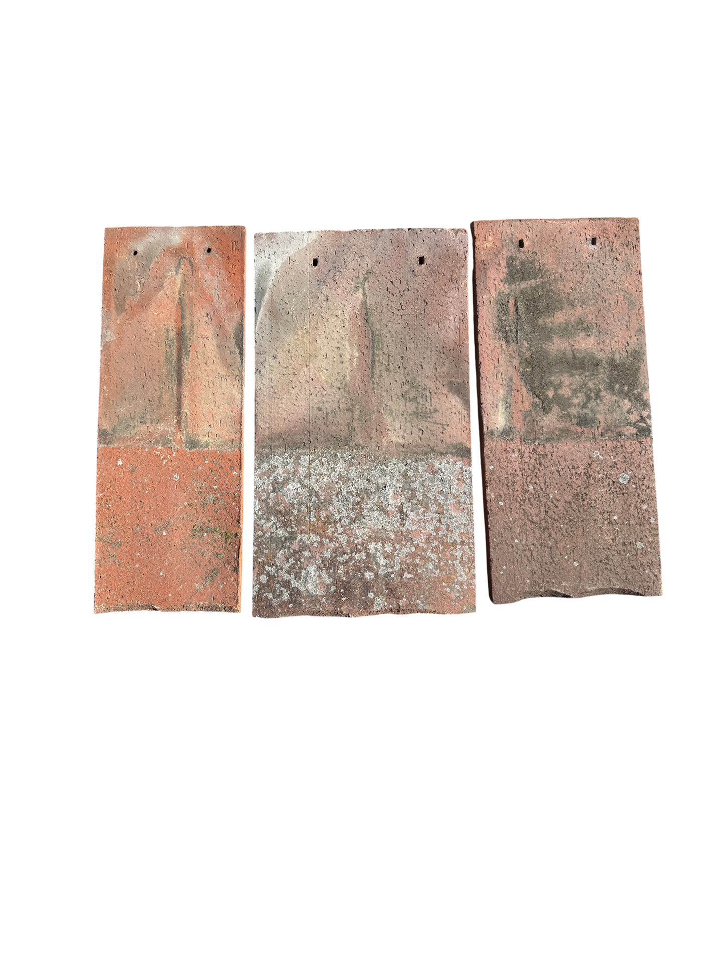 Reclaimed Handmade Terracotta Clay Flat Roof Tiles Shingles